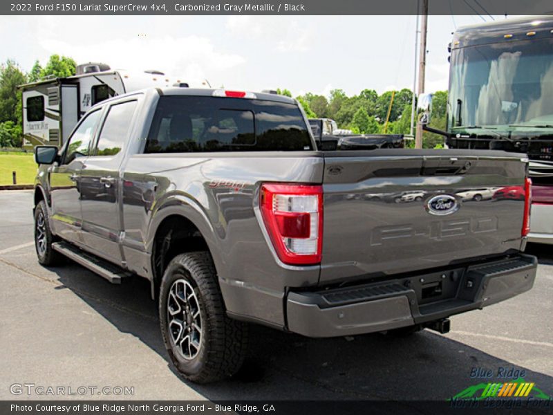 Carbonized Gray Metallic / Black 2022 Ford F150 Lariat SuperCrew 4x4