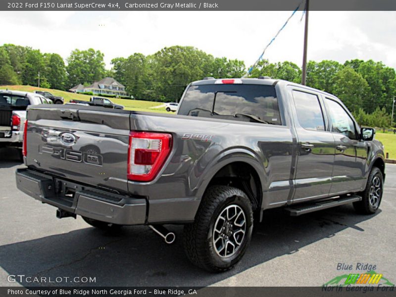 Carbonized Gray Metallic / Black 2022 Ford F150 Lariat SuperCrew 4x4