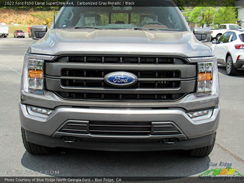 Carbonized Gray Metallic / Black 2022 Ford F150 Lariat SuperCrew 4x4