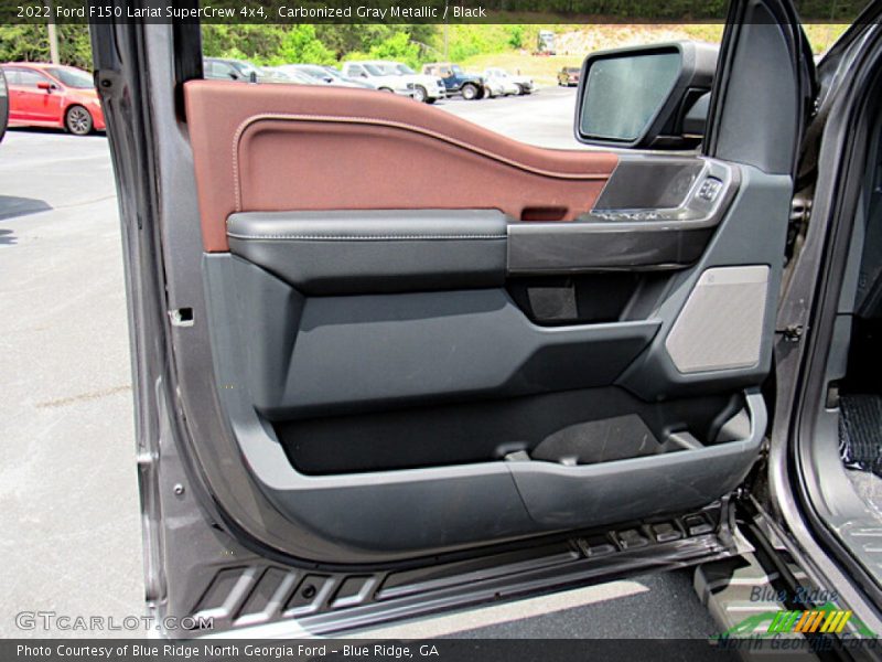 Carbonized Gray Metallic / Black 2022 Ford F150 Lariat SuperCrew 4x4