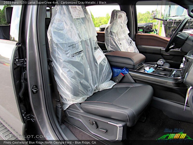 Carbonized Gray Metallic / Black 2022 Ford F150 Lariat SuperCrew 4x4