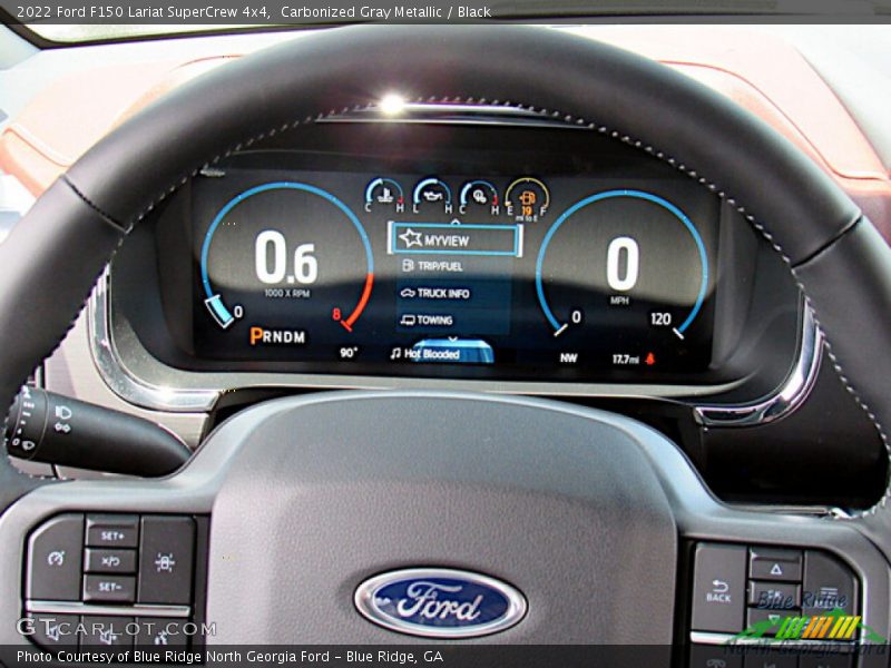 Carbonized Gray Metallic / Black 2022 Ford F150 Lariat SuperCrew 4x4