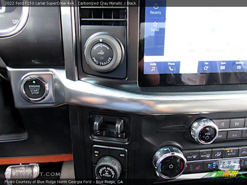 Carbonized Gray Metallic / Black 2022 Ford F150 Lariat SuperCrew 4x4