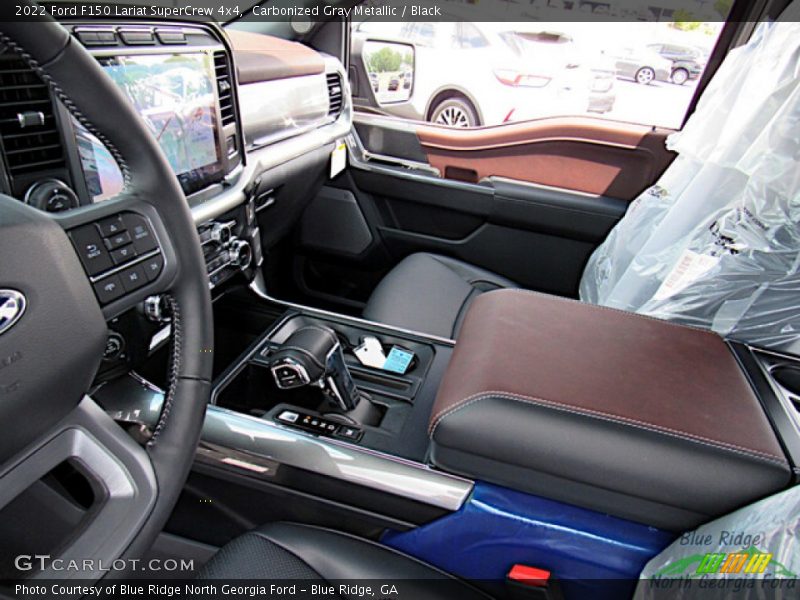 Carbonized Gray Metallic / Black 2022 Ford F150 Lariat SuperCrew 4x4
