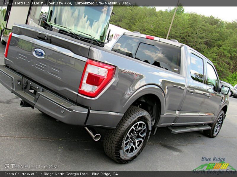 Carbonized Gray Metallic / Black 2022 Ford F150 Lariat SuperCrew 4x4