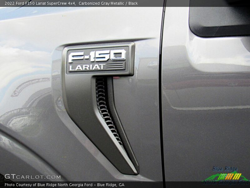 Carbonized Gray Metallic / Black 2022 Ford F150 Lariat SuperCrew 4x4