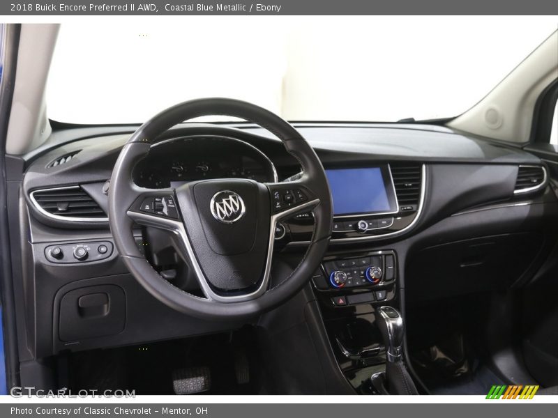 Coastal Blue Metallic / Ebony 2018 Buick Encore Preferred II AWD