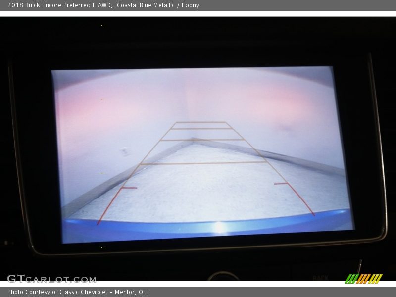 Coastal Blue Metallic / Ebony 2018 Buick Encore Preferred II AWD