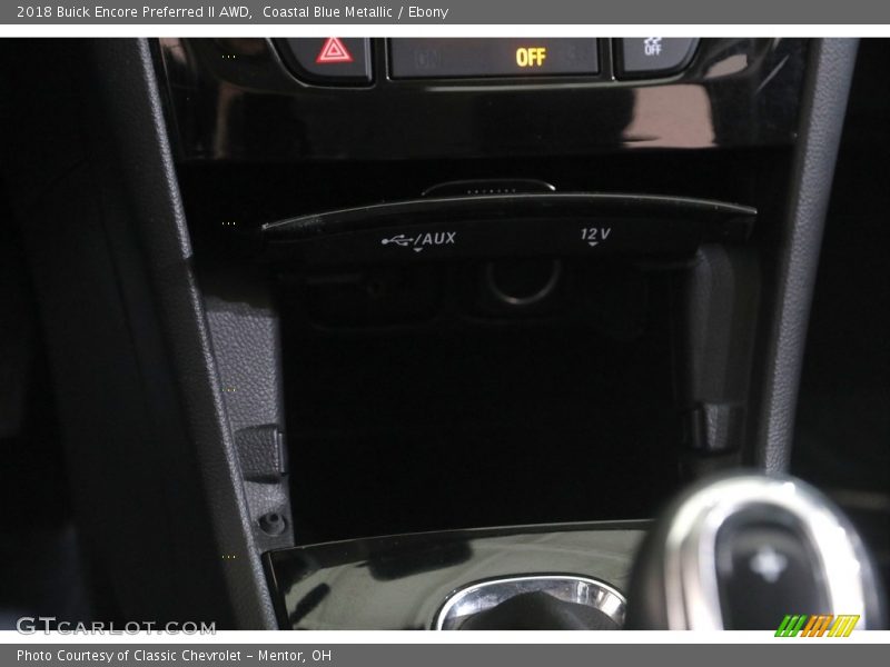 Coastal Blue Metallic / Ebony 2018 Buick Encore Preferred II AWD