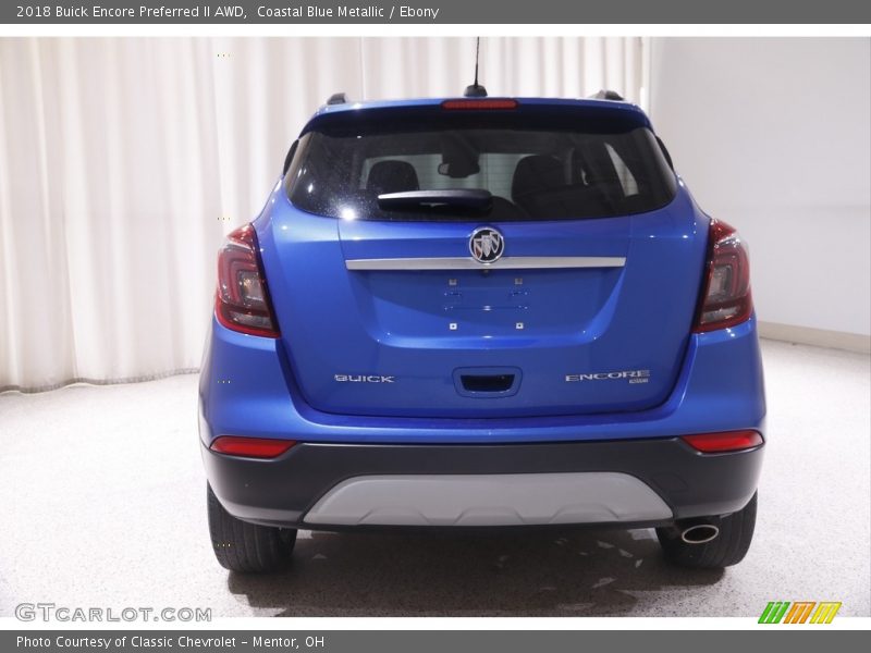 Coastal Blue Metallic / Ebony 2018 Buick Encore Preferred II AWD