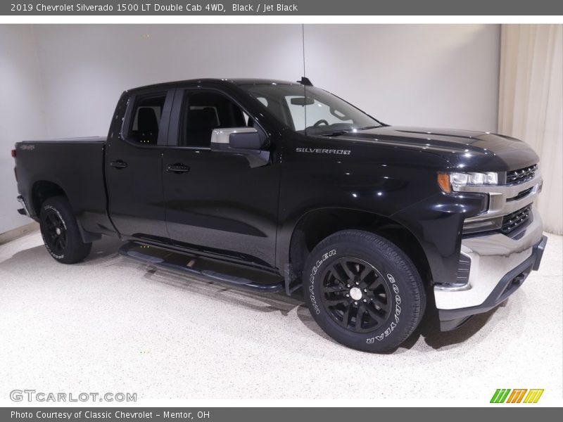 Black / Jet Black 2019 Chevrolet Silverado 1500 LT Double Cab 4WD