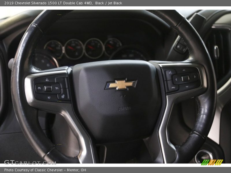 Black / Jet Black 2019 Chevrolet Silverado 1500 LT Double Cab 4WD