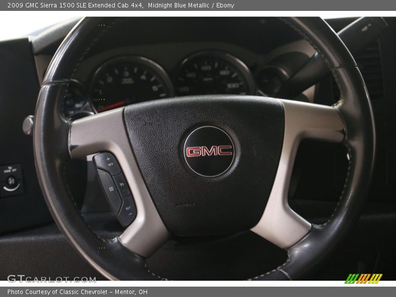  2009 Sierra 1500 SLE Extended Cab 4x4 Steering Wheel