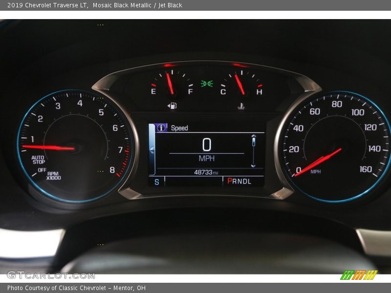 Mosaic Black Metallic / Jet Black 2019 Chevrolet Traverse LT