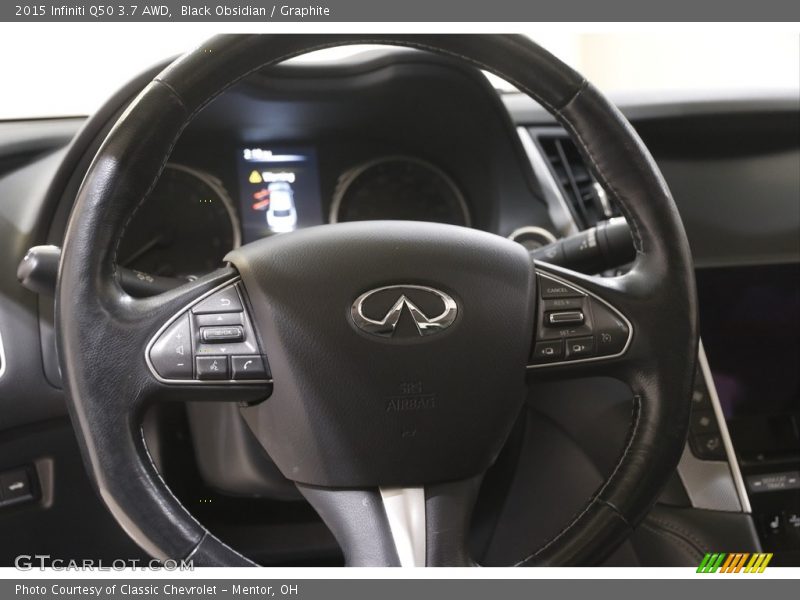 Black Obsidian / Graphite 2015 Infiniti Q50 3.7 AWD