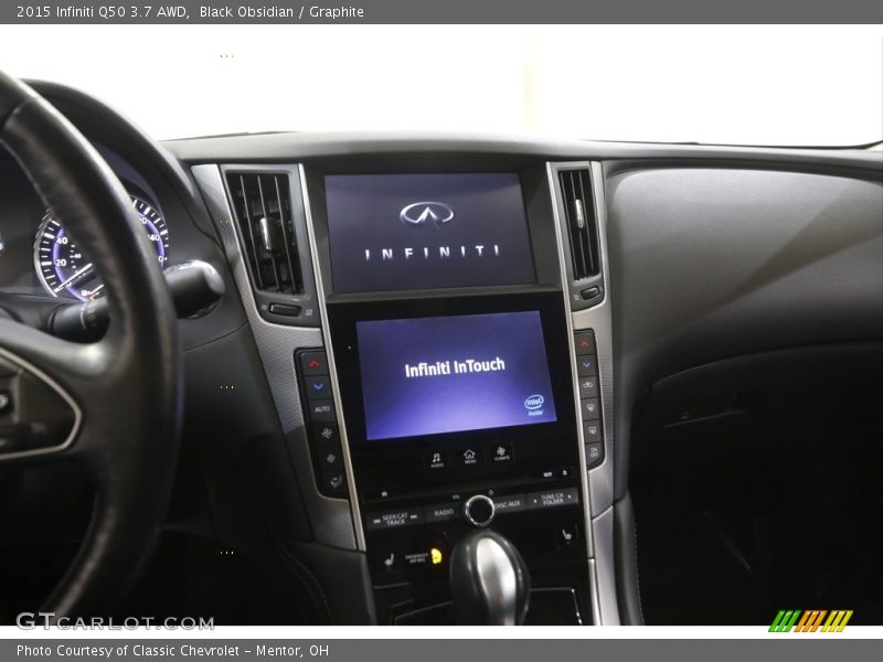 Black Obsidian / Graphite 2015 Infiniti Q50 3.7 AWD