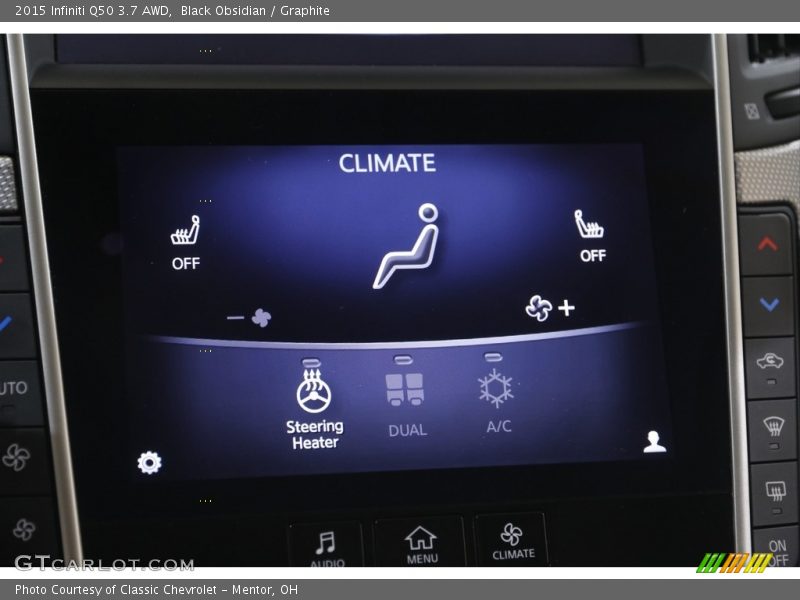 Black Obsidian / Graphite 2015 Infiniti Q50 3.7 AWD