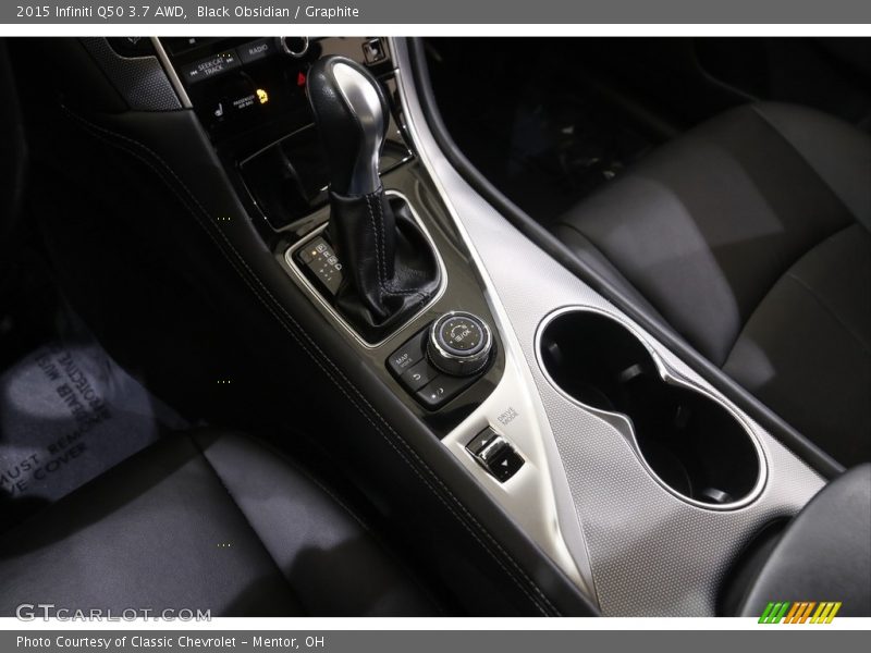 Black Obsidian / Graphite 2015 Infiniti Q50 3.7 AWD