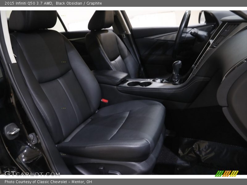 Black Obsidian / Graphite 2015 Infiniti Q50 3.7 AWD