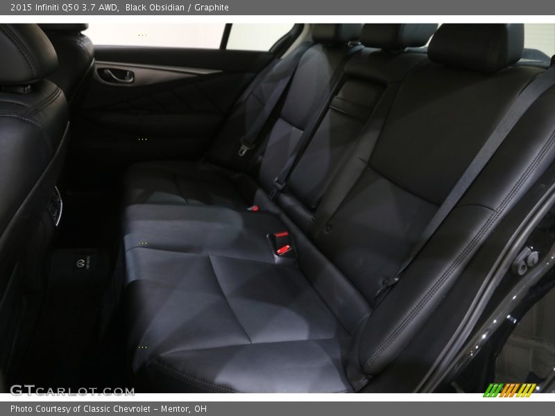 Black Obsidian / Graphite 2015 Infiniti Q50 3.7 AWD