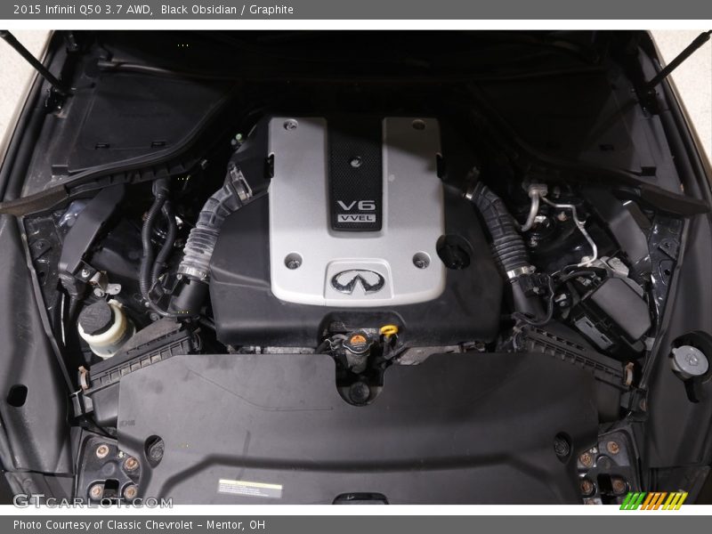 Black Obsidian / Graphite 2015 Infiniti Q50 3.7 AWD