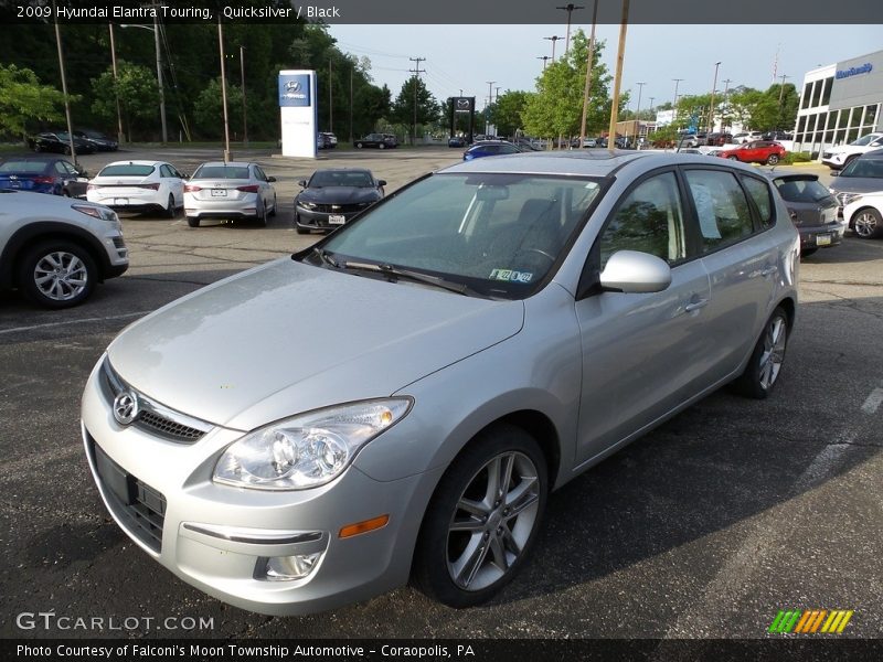 Quicksilver / Black 2009 Hyundai Elantra Touring