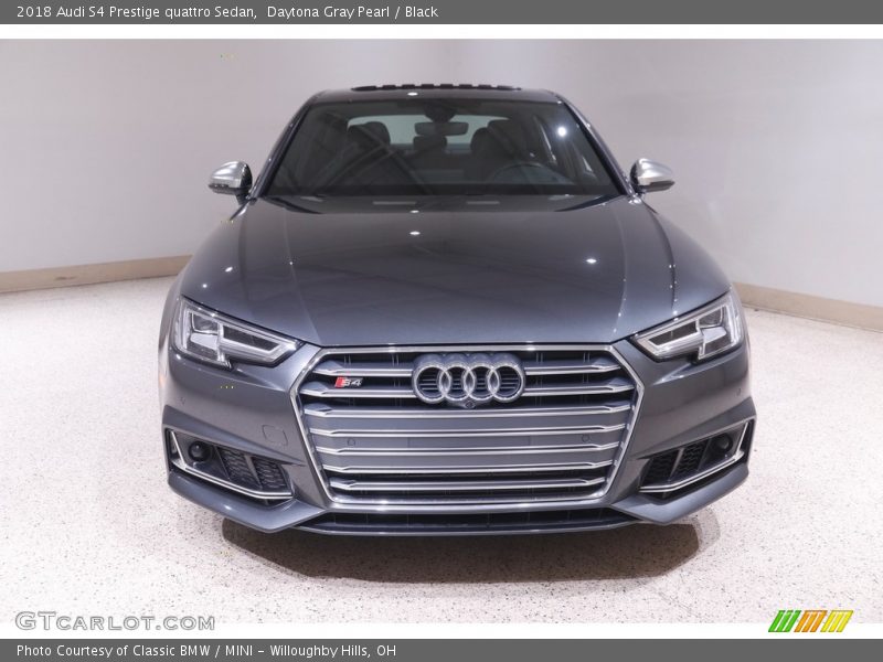 Daytona Gray Pearl / Black 2018 Audi S4 Prestige quattro Sedan