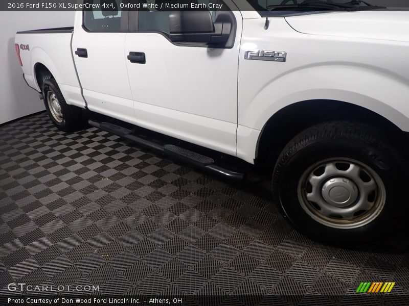 Oxford White / Medium Earth Gray 2016 Ford F150 XL SuperCrew 4x4