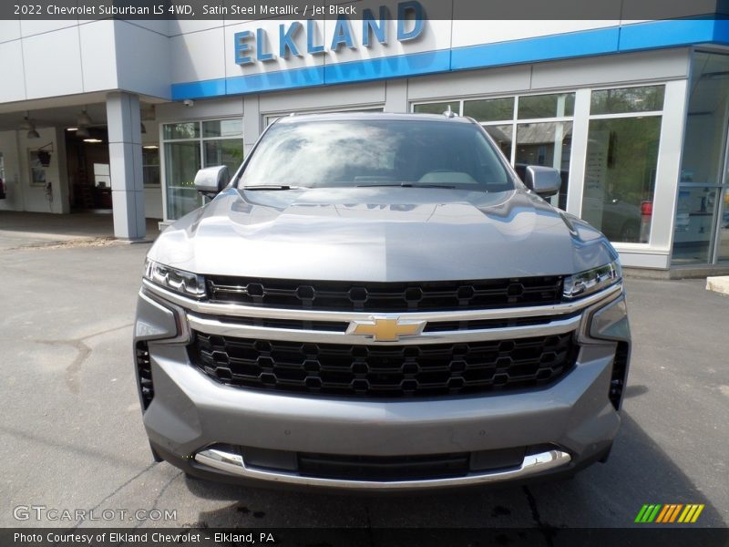 Satin Steel Metallic / Jet Black 2022 Chevrolet Suburban LS 4WD