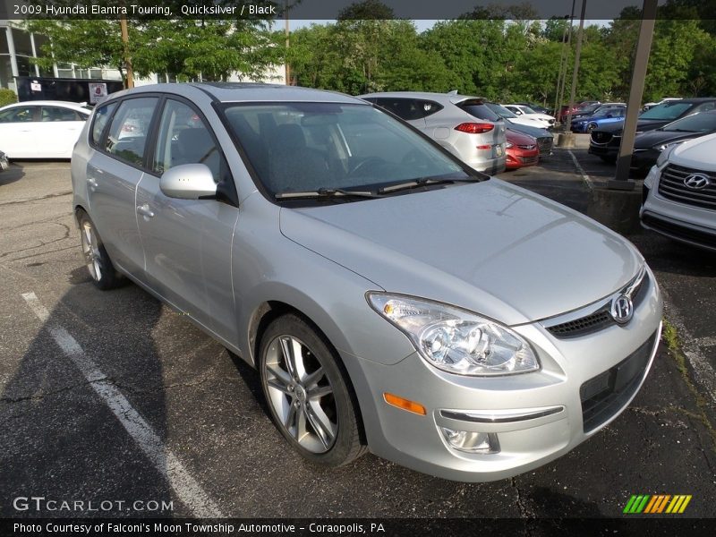 Quicksilver / Black 2009 Hyundai Elantra Touring
