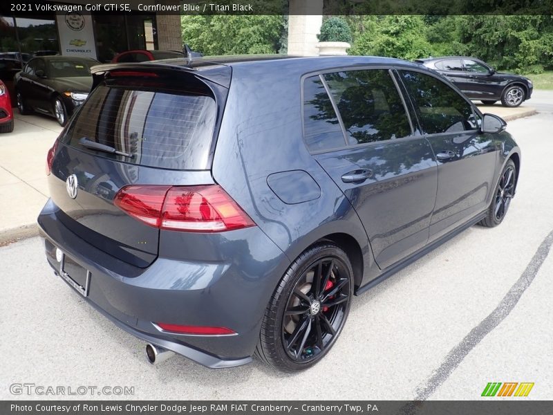 Cornflower Blue / Titan Black 2021 Volkswagen Golf GTI SE