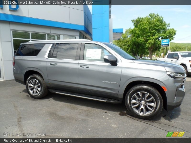 Satin Steel Metallic / Jet Black 2022 Chevrolet Suburban LS 4WD