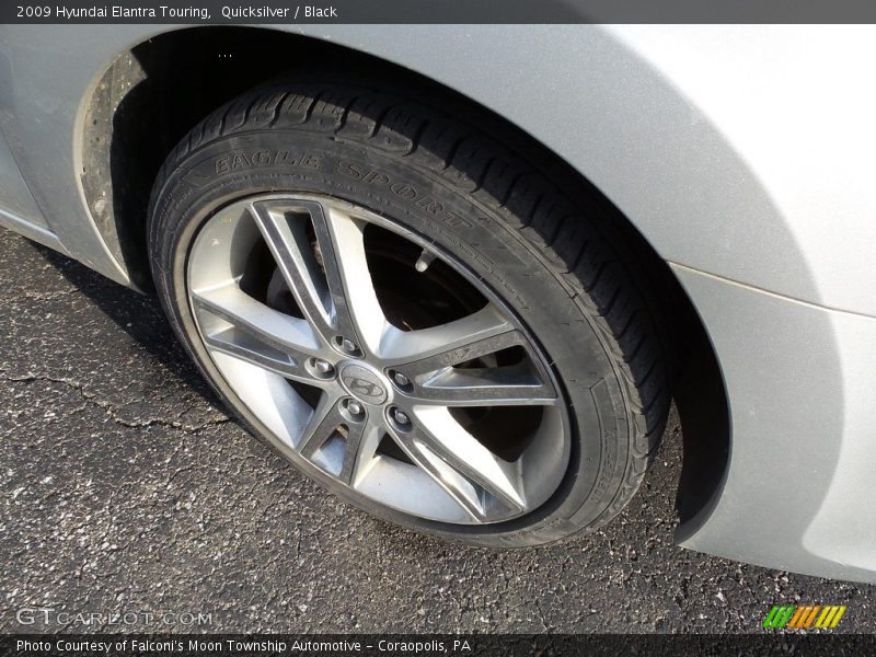 Quicksilver / Black 2009 Hyundai Elantra Touring