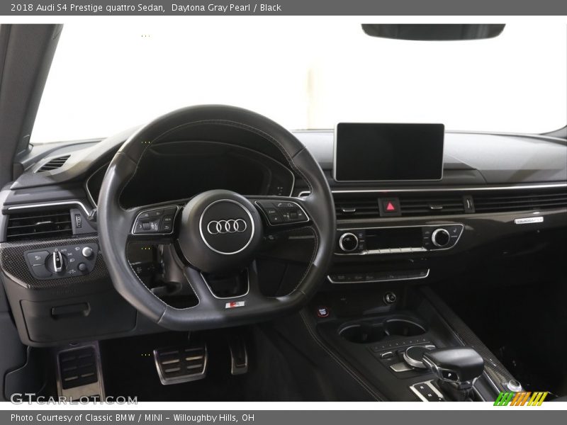Daytona Gray Pearl / Black 2018 Audi S4 Prestige quattro Sedan