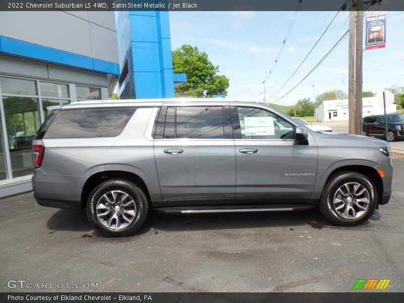 Satin Steel Metallic / Jet Black 2022 Chevrolet Suburban LS 4WD