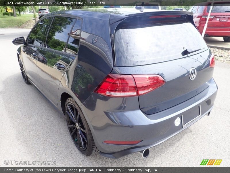 Cornflower Blue / Titan Black 2021 Volkswagen Golf GTI SE