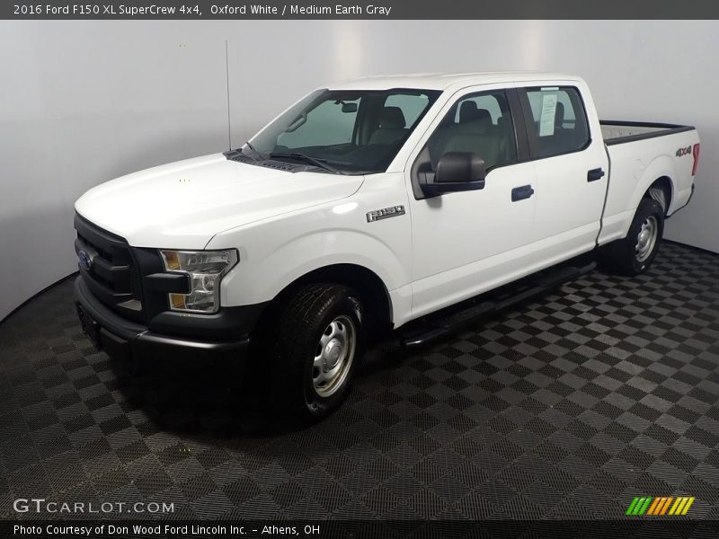 Oxford White / Medium Earth Gray 2016 Ford F150 XL SuperCrew 4x4