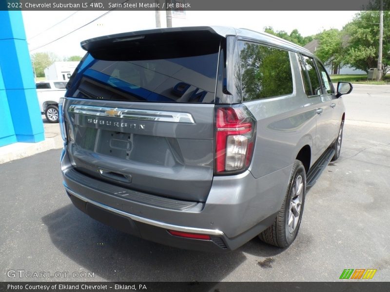 Satin Steel Metallic / Jet Black 2022 Chevrolet Suburban LS 4WD