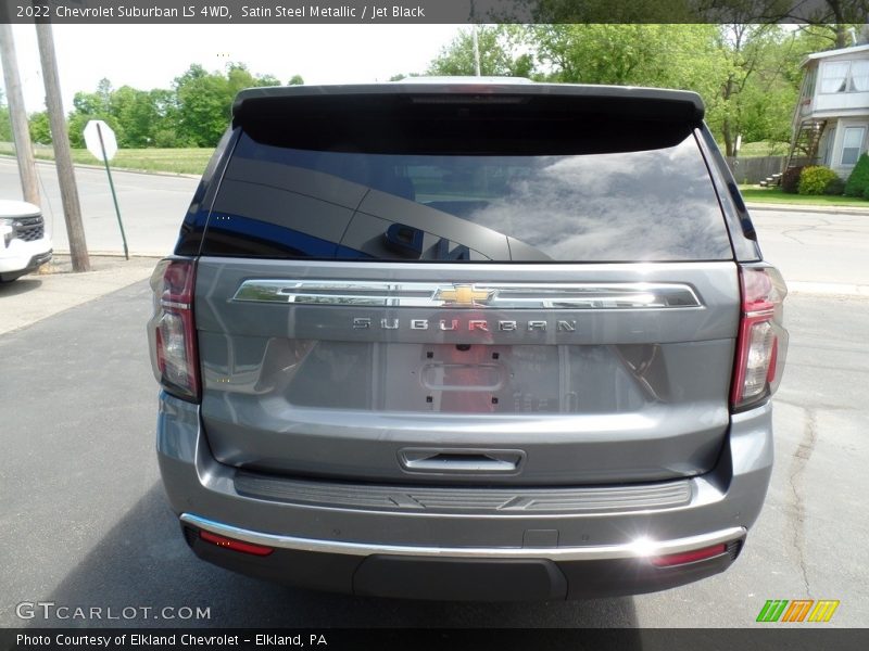 Satin Steel Metallic / Jet Black 2022 Chevrolet Suburban LS 4WD