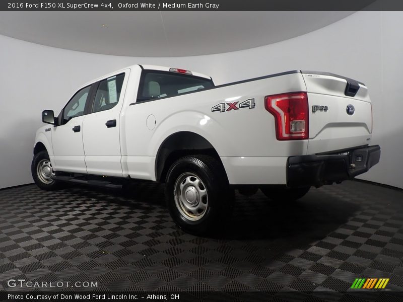 Oxford White / Medium Earth Gray 2016 Ford F150 XL SuperCrew 4x4