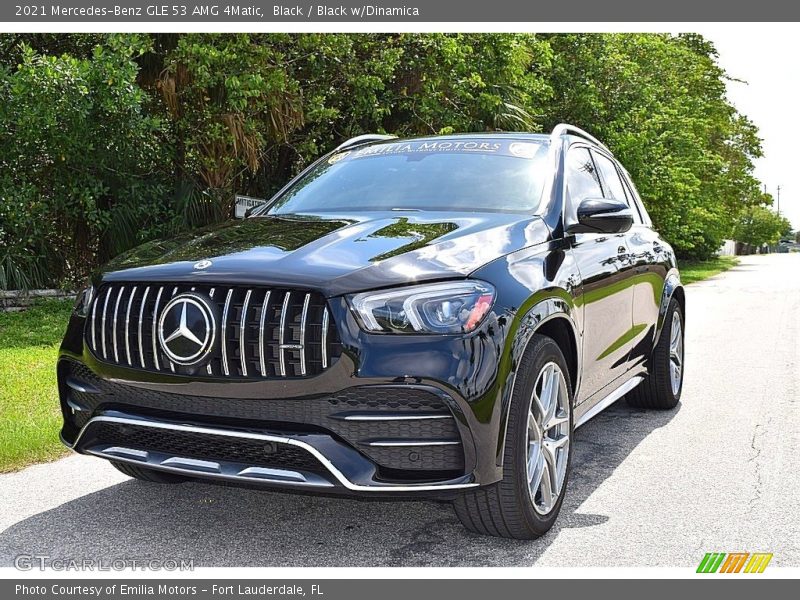 Black / Black w/Dinamica 2021 Mercedes-Benz GLE 53 AMG 4Matic