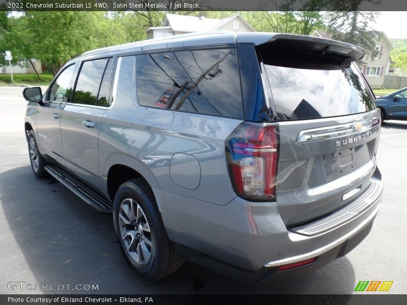 Satin Steel Metallic / Jet Black 2022 Chevrolet Suburban LS 4WD