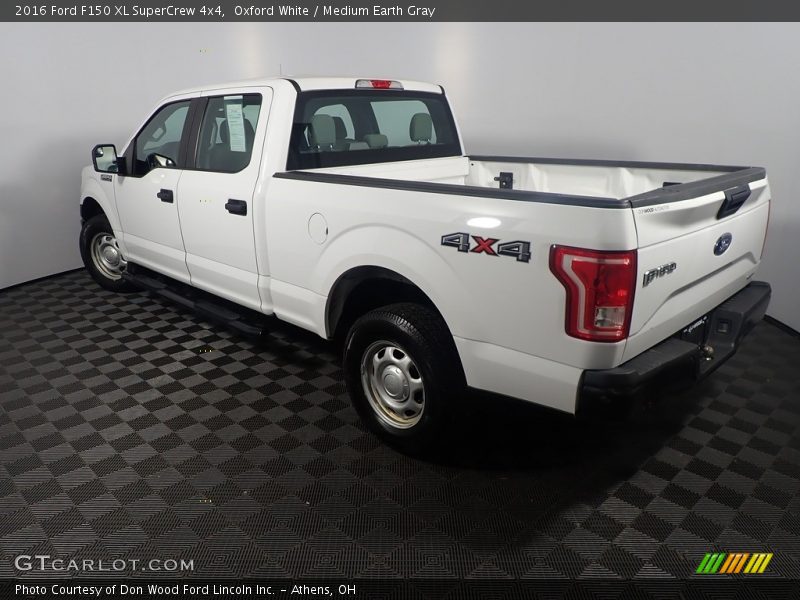 Oxford White / Medium Earth Gray 2016 Ford F150 XL SuperCrew 4x4