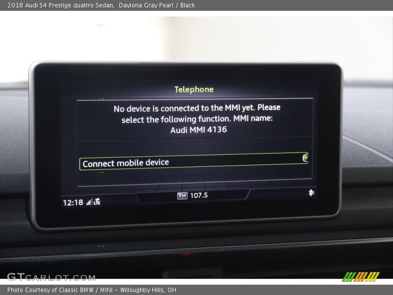 Daytona Gray Pearl / Black 2018 Audi S4 Prestige quattro Sedan