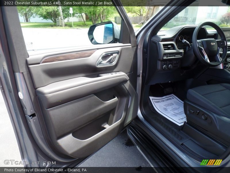 Satin Steel Metallic / Jet Black 2022 Chevrolet Suburban LS 4WD