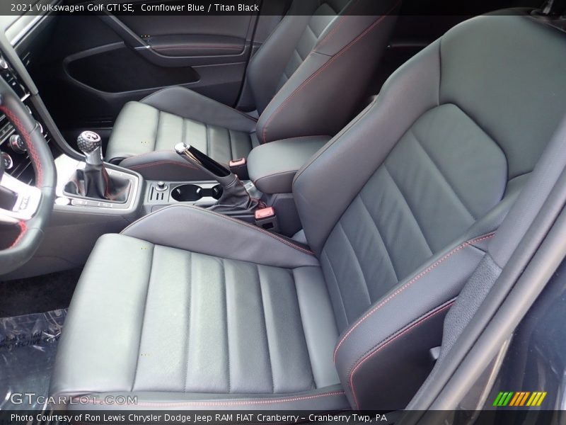 Front Seat of 2021 Golf GTI SE