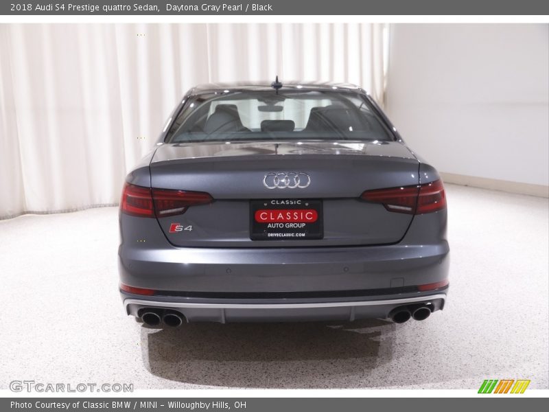 Daytona Gray Pearl / Black 2018 Audi S4 Prestige quattro Sedan