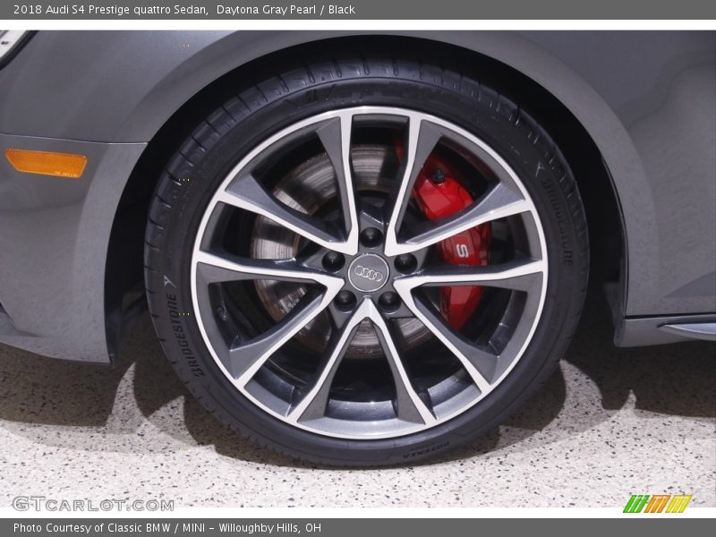 Daytona Gray Pearl / Black 2018 Audi S4 Prestige quattro Sedan