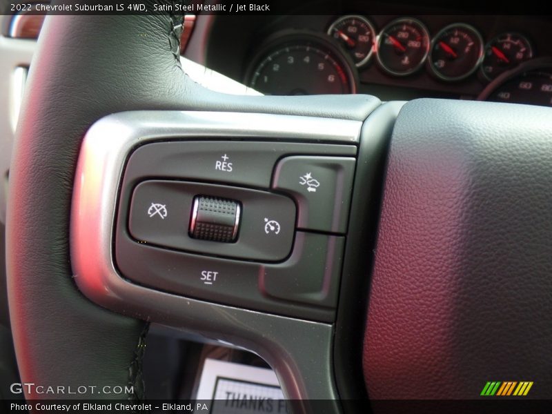 Satin Steel Metallic / Jet Black 2022 Chevrolet Suburban LS 4WD