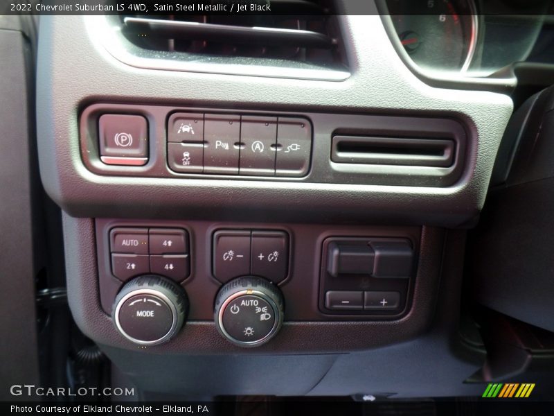 Satin Steel Metallic / Jet Black 2022 Chevrolet Suburban LS 4WD